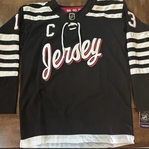 Nico Hischier Black New Jersey Devils Alternate Jersey Adult XL (54) NWT